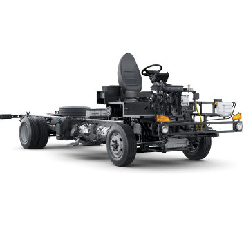 Medium Duty Bus 917 Chassis - Trident Trucking – BharatBenz Trucks ...
